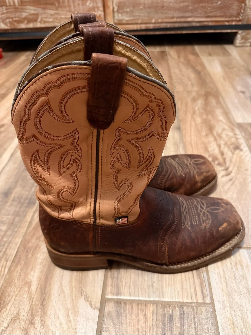 Double-H Men's Square Steel Toe Western Boots